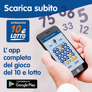 App per gioco del 10eLotto